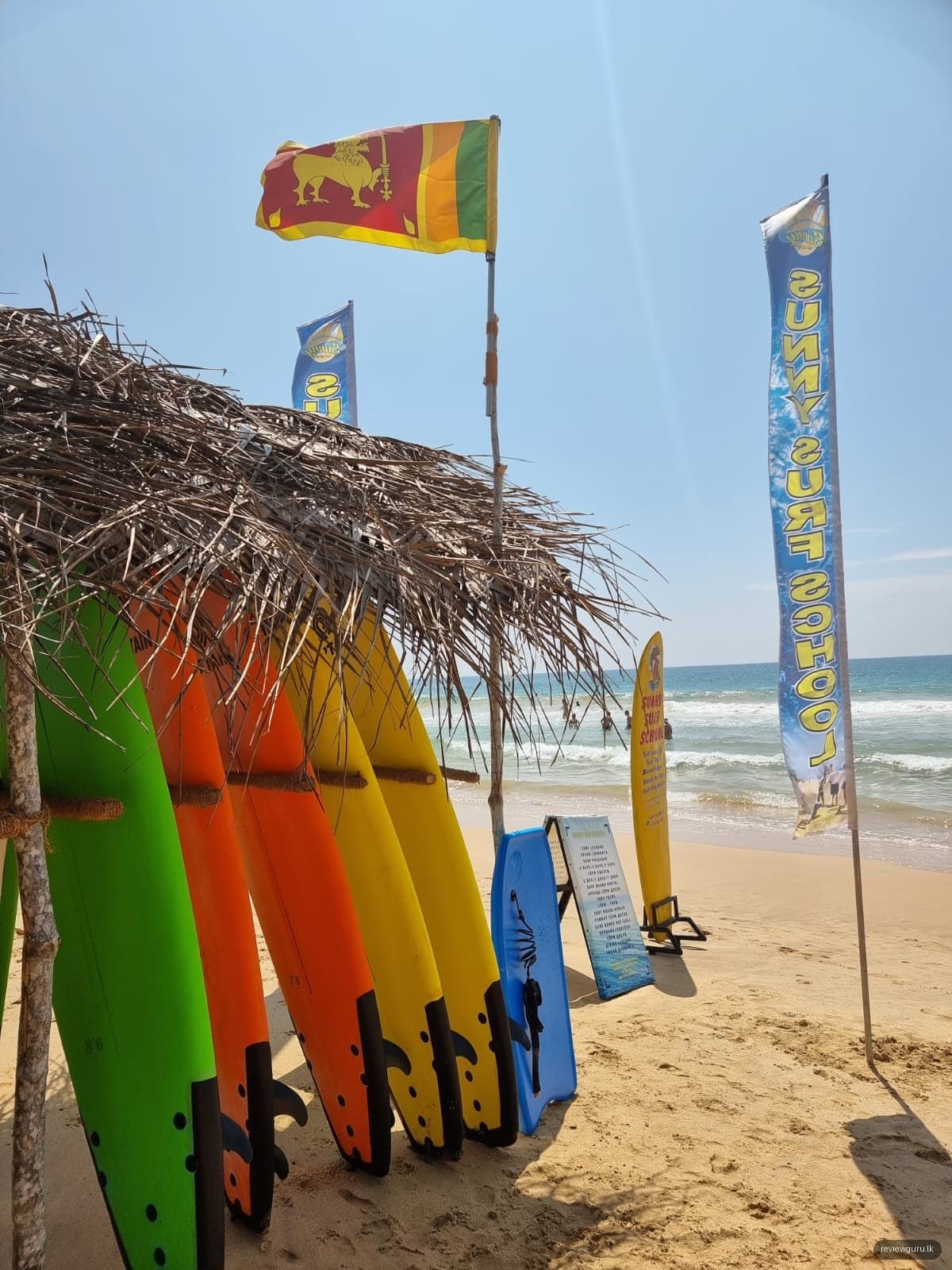 Sunny surf school